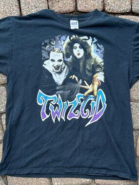 Vintage Twiztid America'z Nightmare T Shirt Sz L Anvil Tag Double Sided
